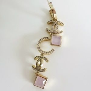 Pink Crystal Drop earrings